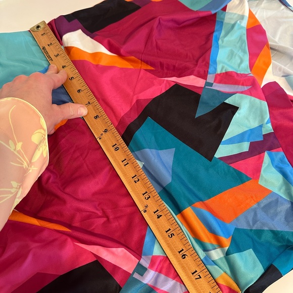 Colorful Geometric Maxi Dress - Picture 3 of 6